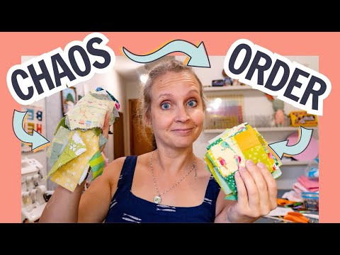 Wonky Four Patch! A solution for the littlest SCRAPS.