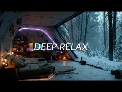 Winter Cabin Focus Music | Stress Relief & Clarity | Cozy Study & Relax Ambiance