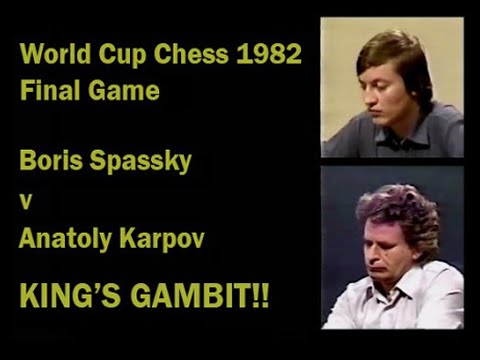 World Cup Chess 1982 - GM Boris Spassky v GM Anatoly Karpov