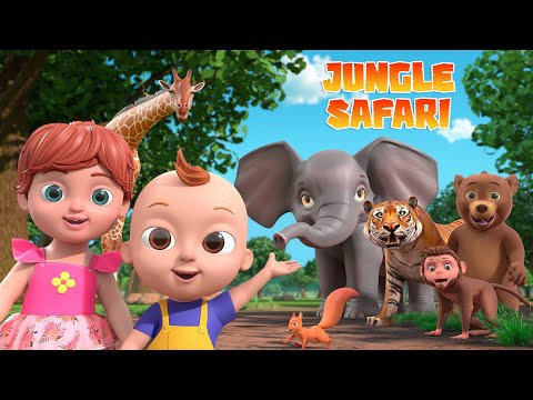 Going To the Forest (Jungle Safari) Wild Animals for Kids + More Nursery Rhymes &amp; Songs by Beep Beep