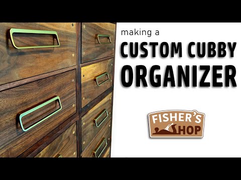 Woodworking: Custom Cubby Organizer