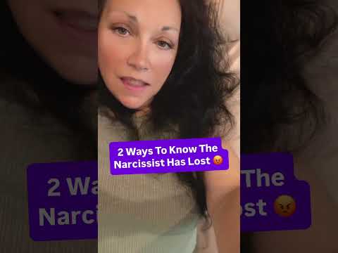 2 Ways To Know The Narcissist Has Lost 😡