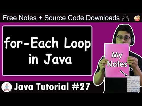 Java Tutorial: For Each Loop in Java