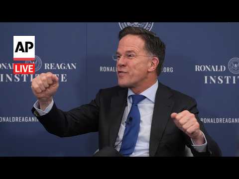 LIVE: NATO Secretary-General Mark Rutte delivers an address