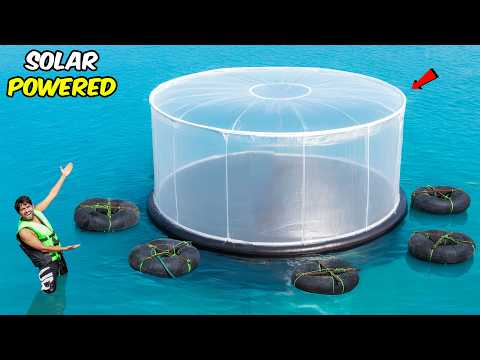 We Made Biggest Solar Water Purifier | 100% Working Model...पूरे तालाब का पानी साफ़ करेगा