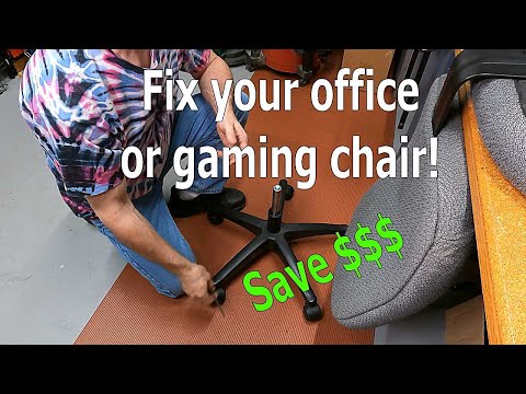 Fix your soggy office chair!  (Chair lift cylinder replacement)