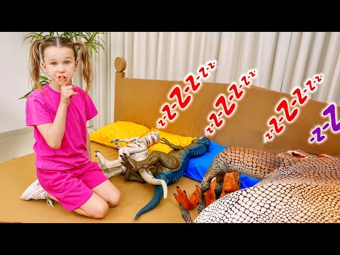Stephi Takes Care of Baby Dinosaurs! 🦖✨ Silly & Sweet Moments