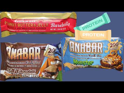 Barebells Peanut Butter & Jelly, Anabar: Monster Cookie Crunch & Milk Chocolate Campfire S’mores