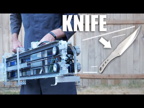 Knife Throwing Machine - The B.U.I.L.D.
