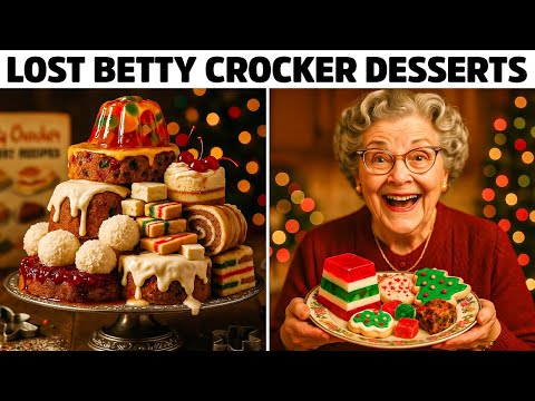 30 Forgotten Christmas Desserts From The 1970s That have Disappeared!
