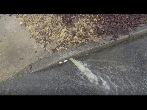 Installing a french drain and dewatering pumps to solve stubborn back yard flooding