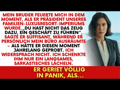 Mein Bruder lachte, als er mich feuerte  10 Wochen später verlor er ALLES