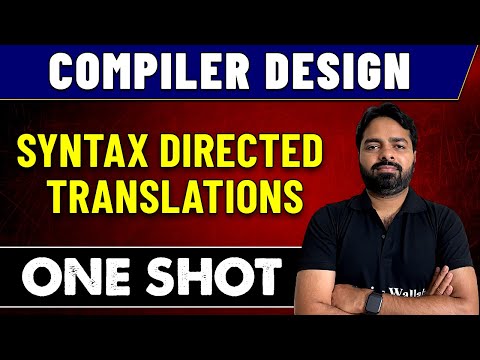 Compiler Design | Syntax directed translations in One Shot | GATE 2023