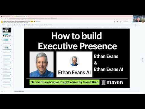 How to build Executive Presence with Ethan & EthanGPT