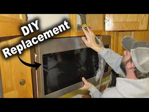 How to Replace an Over the Range Microwave (Vertically Vented)