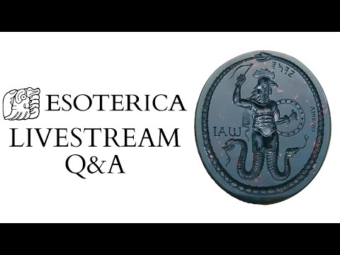 Esoterica Livestream Q&A - The Essenes, Hermeticism & the Gnostics + GIVEAWAY