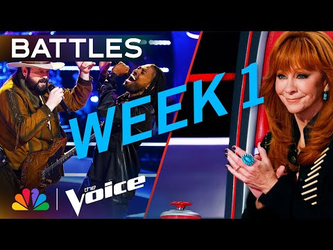 Pitch-Perfect Duets from Battles Week 1 | The Voice | NBC