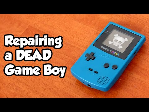 Restoration and repair of a DEAD Game Boy Color