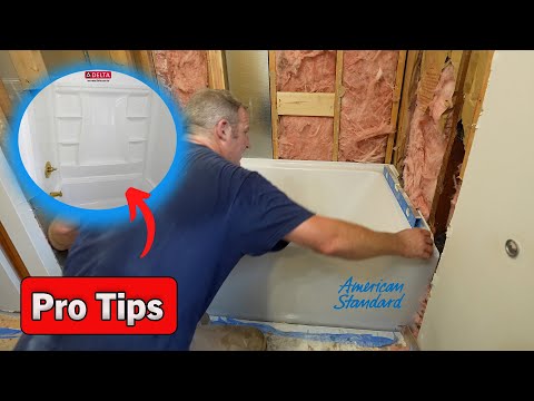 Installing an American Standard Tub & Delta 500 Series Shower Surround | Complete Step by Step Guide