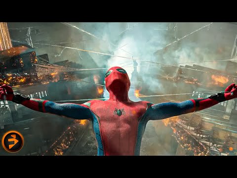 Tom Holland Battles Michael Keaton On The Ferry | SPIDER-MAN: HOMECOMING