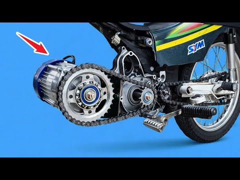 You’ll never need to buy gas again! Turn your motorcycle into a 4-speed electric motorcycle