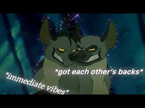 Shenzi and Banzai being a silly duo for 8 mins straight