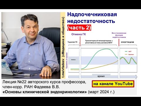 Надпочечниковая недостаточность (2): этиология, заместительная терапия, вторичный гипокортицизм