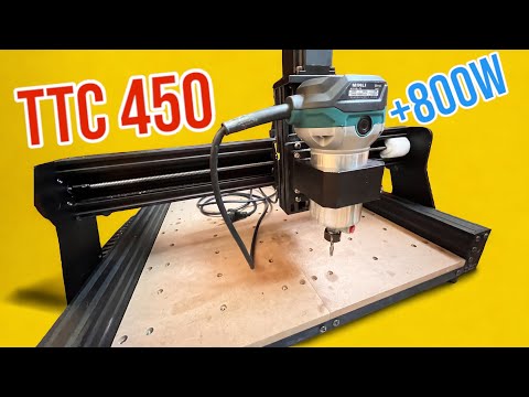 I installed the Makita edge milling machine on the TwoTrees TTC450 CNC.