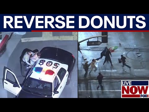 WATCH: 'Erratic' driver does reverse donuts around anti-ICE protesters