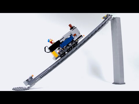 Making a LEGO Train Go Vertical!