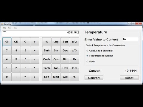 How to Create Scientific Calculator in C# - Full Tutorial