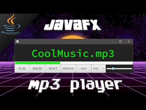 JavaFX mp3 music player 🎵