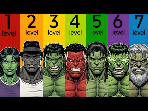The 7 Levels Of Hulk