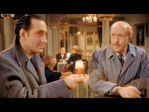 Basil Rathbone | The Woman in Green (Sherlock Holmes, 1945) Murder Mystery | Colorized Movie