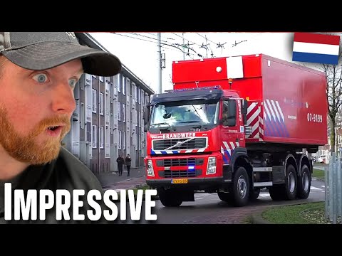 American Reacts to Dutch Emergency Vehicles
