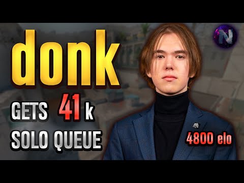 DONK Calmly Gets 41k vs Top FACEIT Players! donk POV with COMMs (Dust 2)