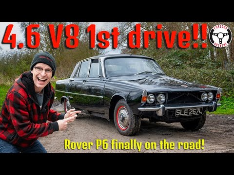 4.6 V8 Rover P6 FINALLY goes for a drive (maybe it doesnt hate me now?) With Auxito AJ01 jump pack