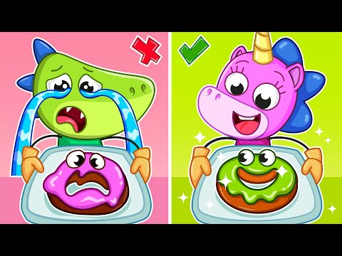 How to Decorate Donuts? | Learn Colours with Donut Challenge 🍩😋| Teeny Mimi🦄