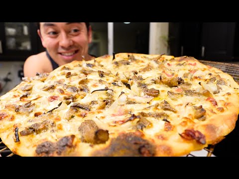 Why the girls love this mushroom pizza