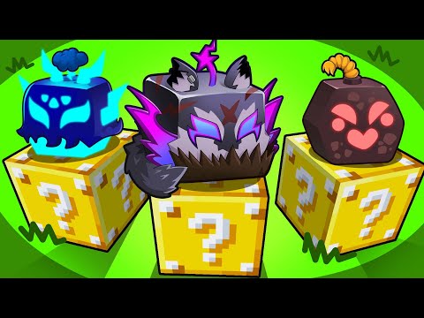 Beating Blox Fruit But Lucky Blocks Decide My Fruit