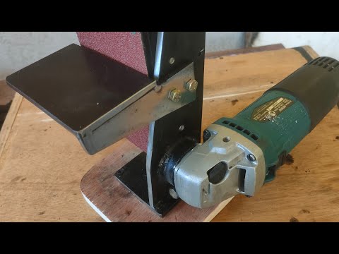 MENAKJUBKAN || Tukang ini membuat amplas belt dengan mesin gerinda Belt Sander