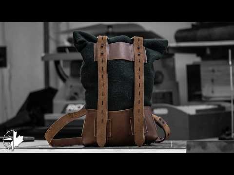 Wool and Leather Satchel