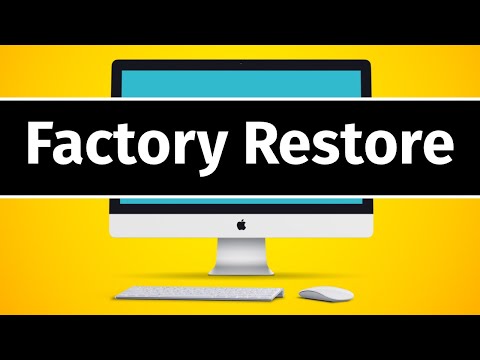 How to Factory Reset Mac Desktop | Delete All info | Reinstall macOS | Set Up like New