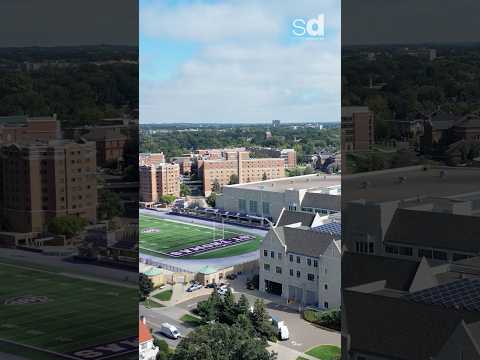 SOUND ON! 🔉 Sights/sounds of St. Thomas’ $183M arena (the first ever DIII-to-DI jump in history)🏟️