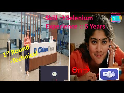 CitiusTech-Selenium Automation Interview Question&Answers|| 5 Years||Technical round