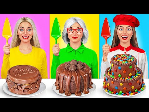 Défi Chocolat Nourriture Moi vs Grand-Mère | Moments Marrants par Multi DO Challenge