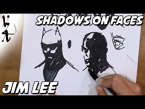 Jim Lee - How to Draw Shadows on Faces