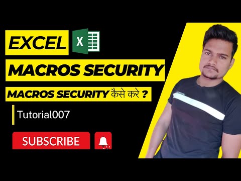 "SECURITY WARNING Macros have been disabled" in MS Excel | Part - 46 | @Tutorial007