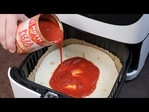 Just Pour Sauce on a Tortilla in Air Fryer! WOW you'll be Amazed at the Results!