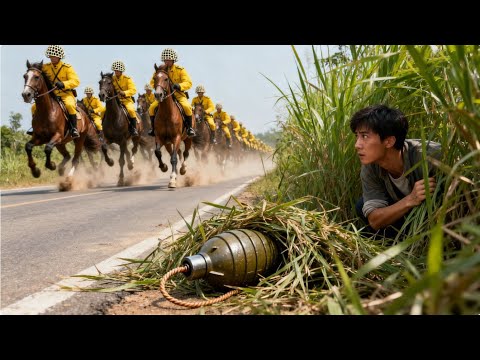 日軍騎兵追擊獵人，不料遭遇埋伏，被炸得翻天覆地